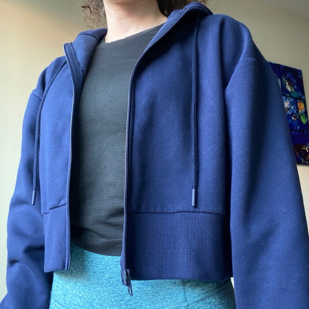 Zara cropped hoodie